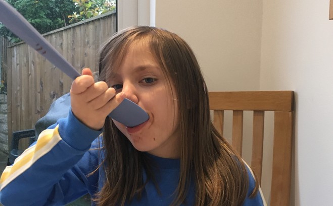 A plate of food — a small victory in colour